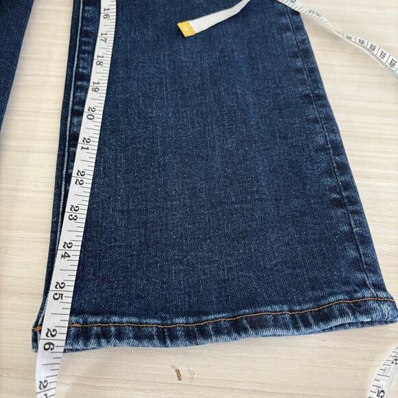 Madewell Curvy Kick Out Crop Jeans size 25 Flare Mid Rise Colleton Wash nn498 - Picture 9 of 13